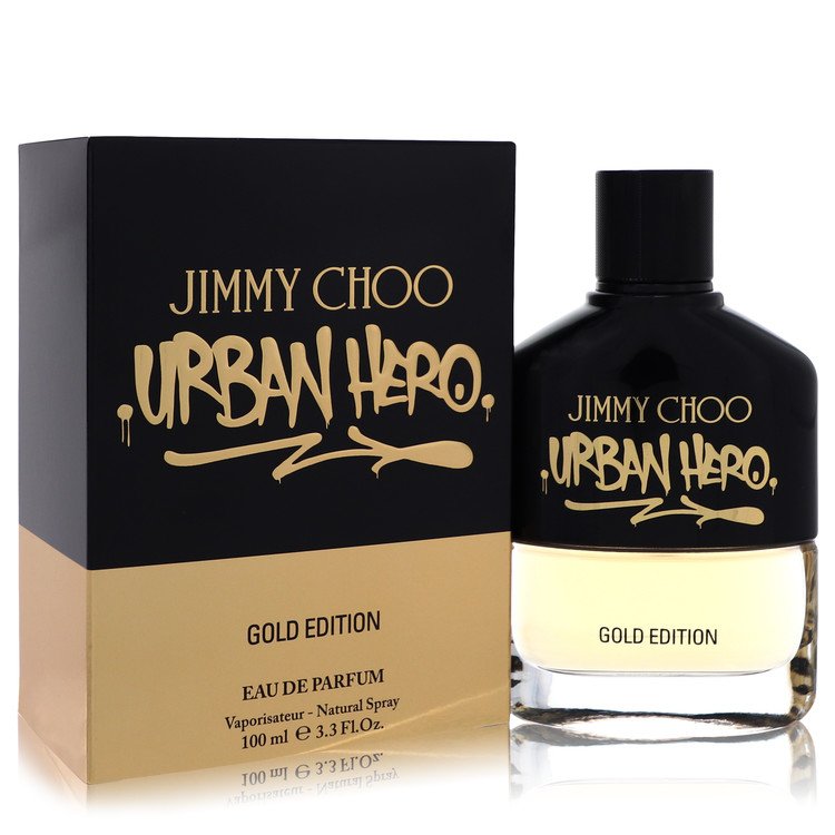 Jimmy Choo Jimmy Choo Urban Hero Gold Edition Eau De Parfum Spray 3.3 oz  for Men | KOODING | Eau de Parfum