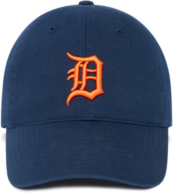 MLB Unisex N Cover Unstructured Ball Cap Detroit Tigers Navy, Hats for  Women