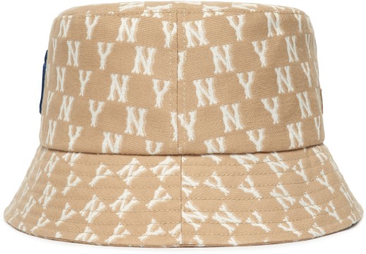 MLB Unisex Classic Monogram Bucket Hat NY Yankees Beige | Hats for