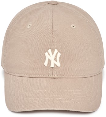 MLB Unisex Field Ball Cap NY Yankees Beige, Hats for Women