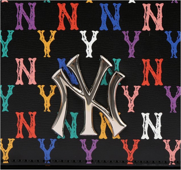 MLB Classic Monogram Rainbow Hoodie Bag New York Yankees