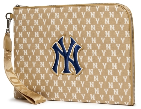 MLB Korea Monogram Jacquard Pouch Bag, 2 Colors