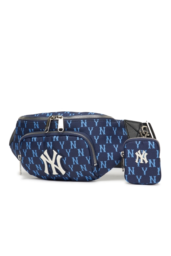 MLB กระเป๋าสะพายข้าง MONOGRAM 3ACRS032N 50BKS BLACK NEW YORK