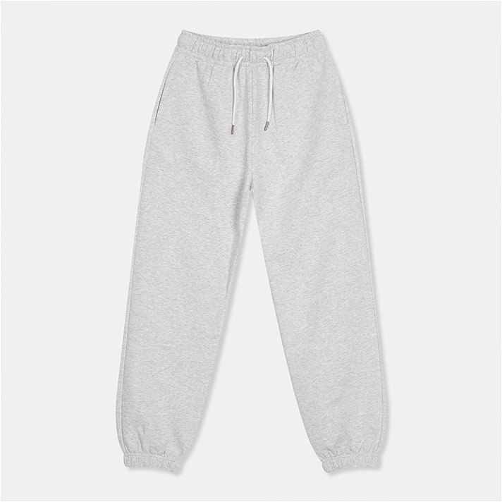 Wide Balloon Sweatpants White Melange - annot