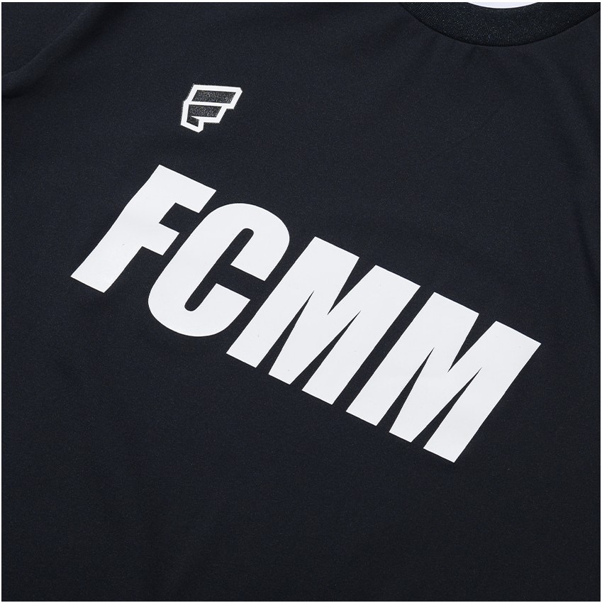 FCMM Unisex Pro Aqua Big Logo Jersey Black | Graphic Tees for Women |  KOODING