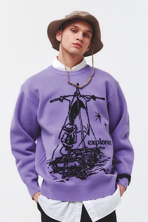 Unisex Rangers Explorer Knit Light Purple