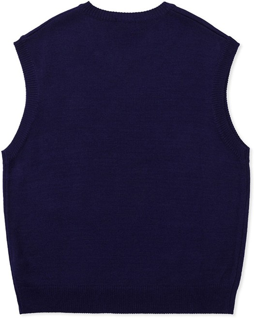 FCMM Unisex Club Team Knit Vest Navy | Vests for Women | KOODING