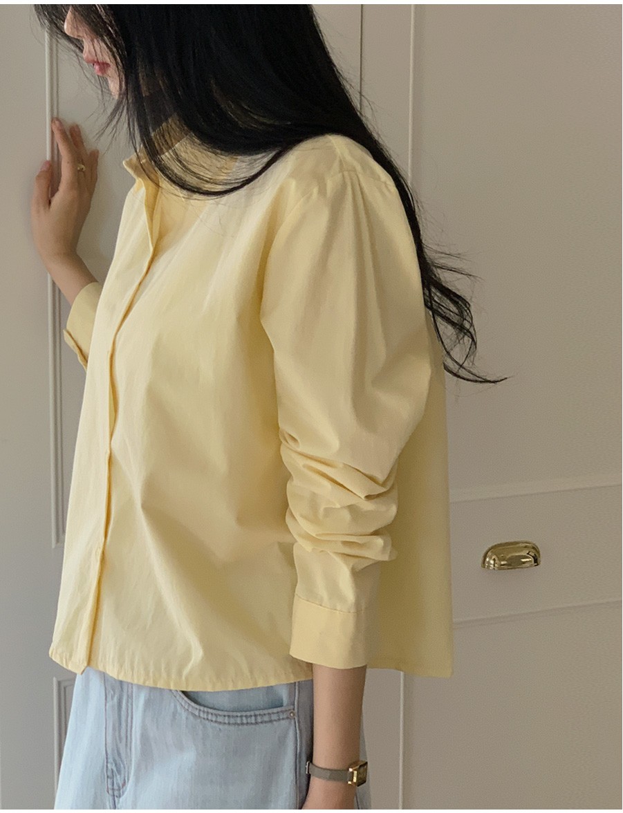 TWEE Close Crop Cotton Shirt | Collared Shirts for Women TWEE Close Crop Cotton Shirt | Collared Shirts for Women
