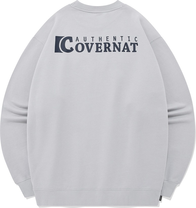 スウェット・トレーナー COVERNAT AUTHENTIC LOGO SWEATSHIRT SA071 Covernat Unisex Authentic Logo Sweatshirt Blue | Sweatshirts