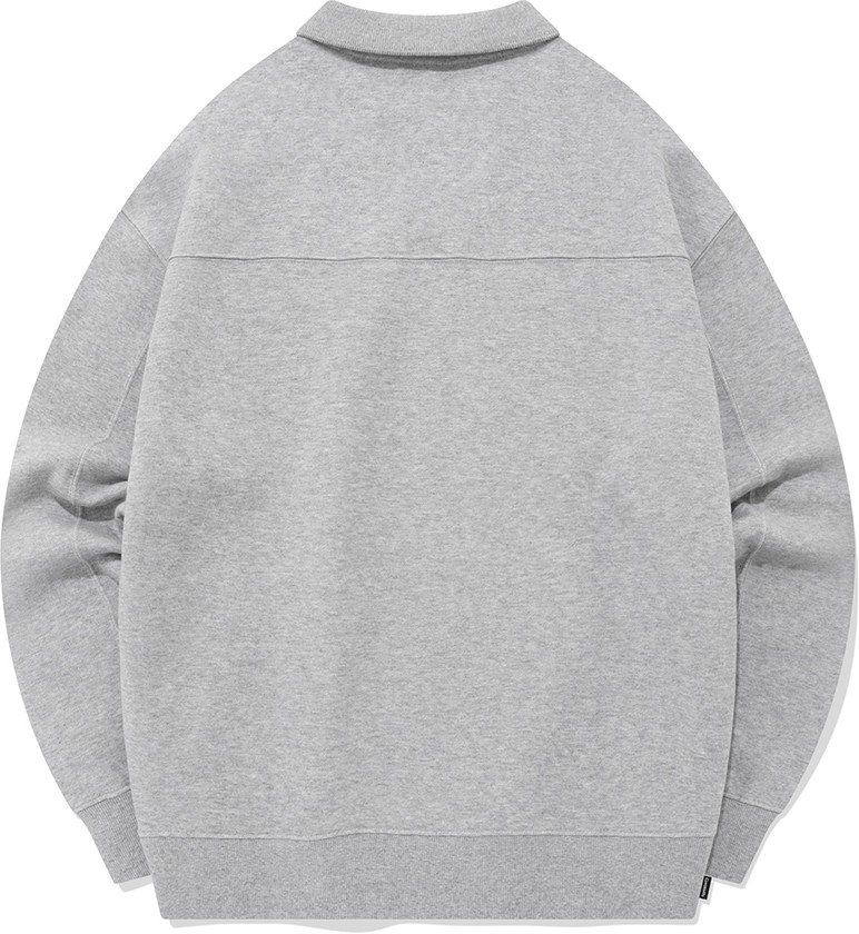 [COVERNAT]★Whale Raised Sweatshirt Covernat Unisex Whale Fleeced Sweatshirt Blue | Sweatshirts