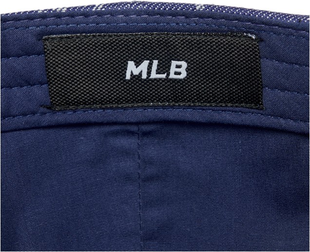 MLB Korea Unisex Denim Dia Monogram Boys Cap NY Yankees Navy