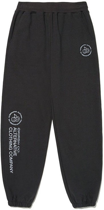 ★2023FW新作★KIRSH★DOODLE CHERRY CIRCLE LOGO JOGGER PANTS KIRSH Doodle Cherry Circle Logo Jogger Pants Sky | Joggers