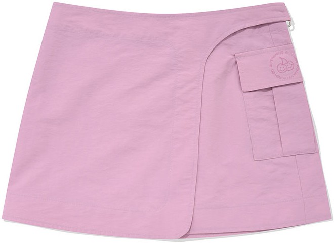 [ KIRSH ]★DOODLE CHERRY SKIRT PANTS KIRSH Doodle Cherry Skirt Pants Pink | Skorts for Women