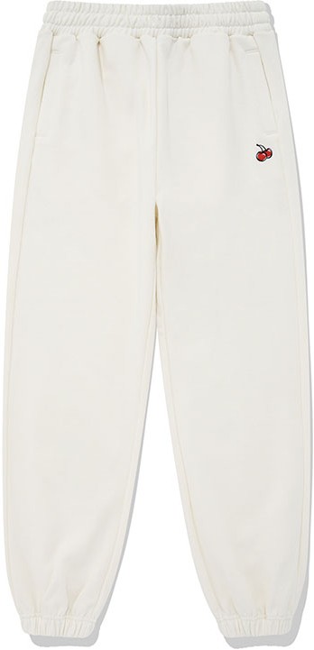 KIRSH Small Cherry Jogger Pants Ivory | Joggers & Sweatpants