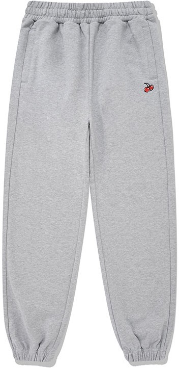 KIRSH Small Cherry Jogger Pants Melange Gray | Joggers