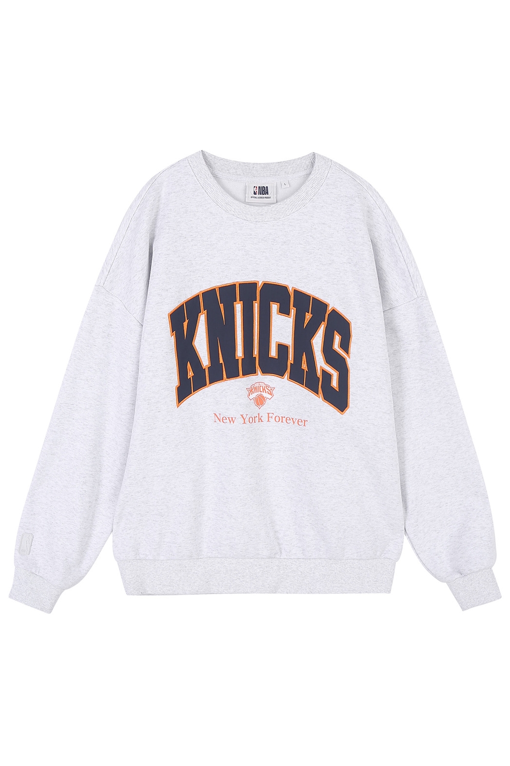 Gray knicks outlet sweatshirt