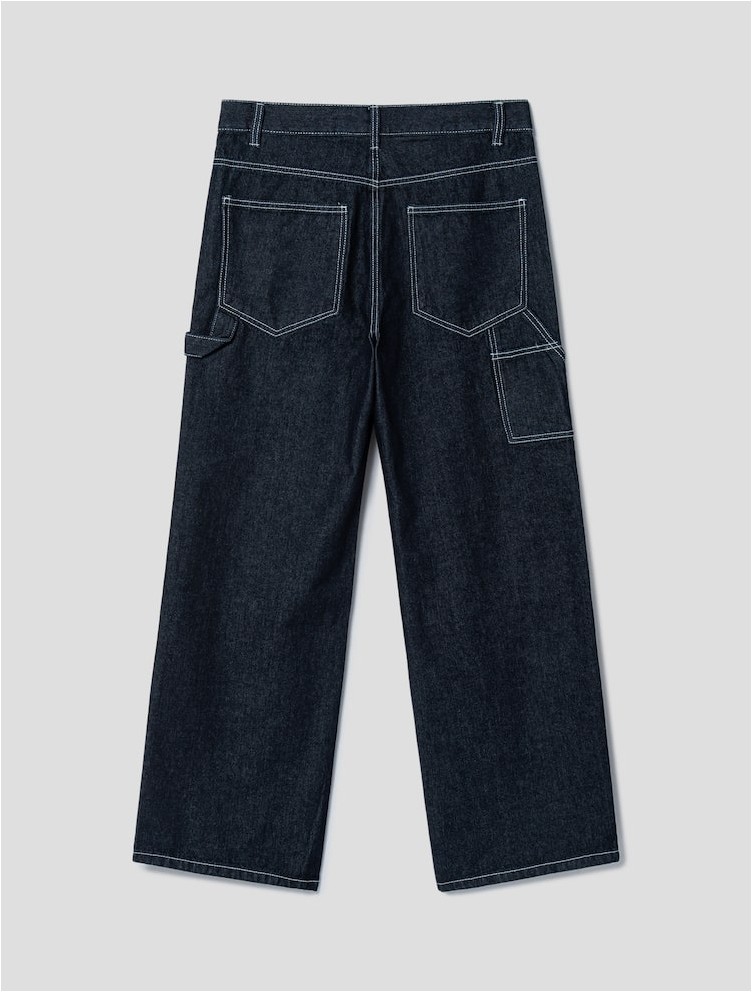8seconds Raw Denim Walk Denim Pants Navy | Relaxed for Men
