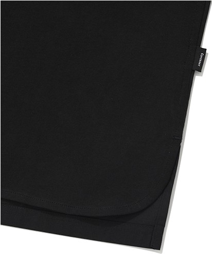 Tシャツ・カットソー COVERNAT Woven Mix T-Shirt Black Covernat Unisex Woven Mix Tee Shirt Black | Crewneck for Men