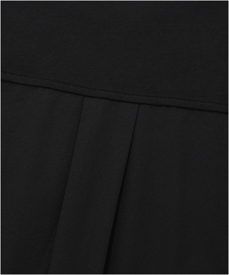 Tシャツ・カットソー COVERNAT Woven Mix T-Shirt Black MUSINSA | COVERNAT woven mix t-shirt black