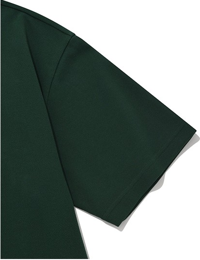 COVERNATのSmall typographic t-shirt 全2色 Covernat Unisex C Logo Collar Tee Shirt British Green