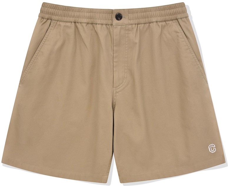 Covernat Unisex Regular Chino Shorts Beige | Shorts for