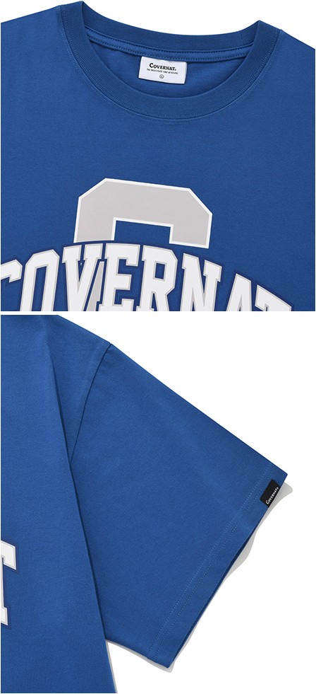 Tシャツ・カットソー COVERNAT Arch 08 Logo T-Shirt Navy 08 Arch Logo T-Shirt Navy - Covernat | 60% - Asian Fashion