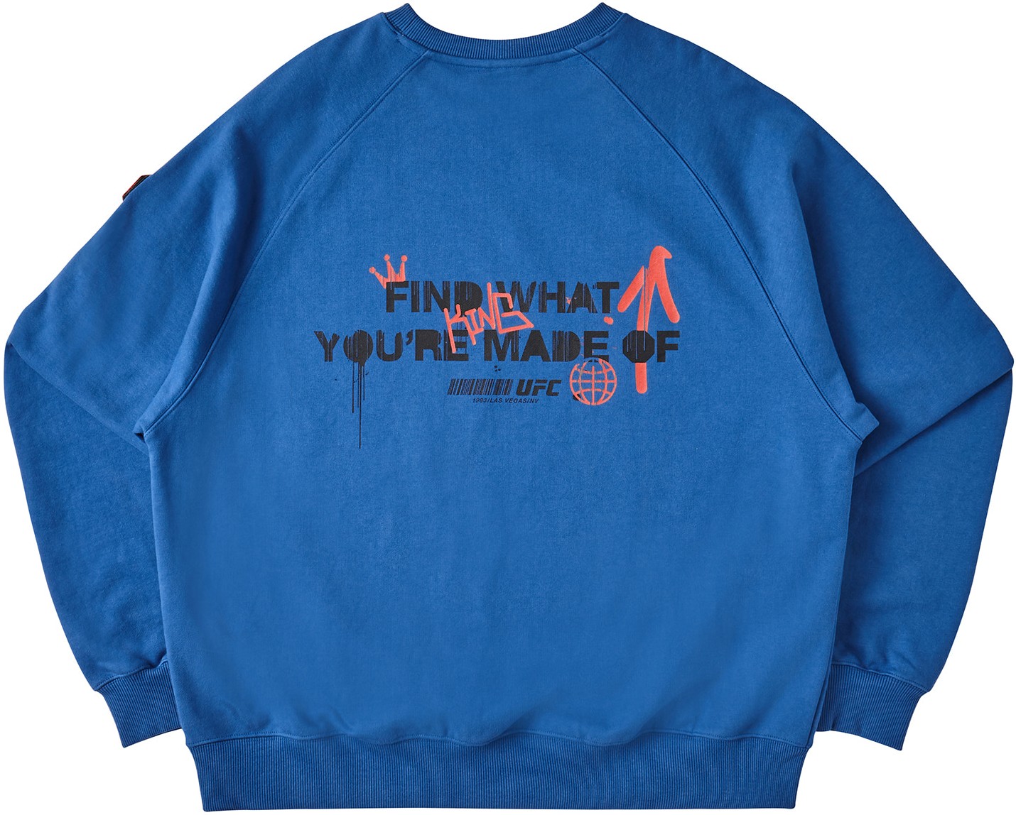 UFC Sport Unisex Urban Scroll Sweatshirt Dark Blue