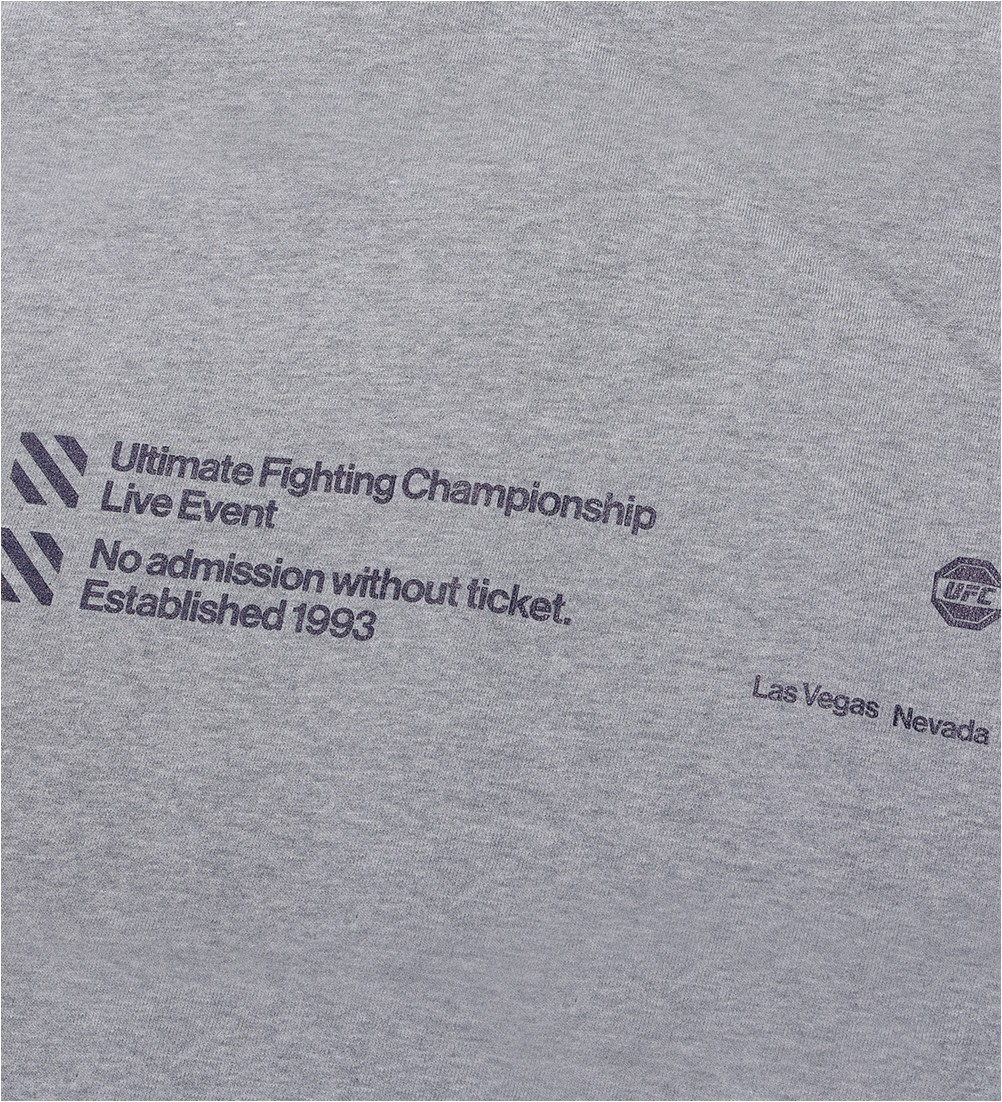 【UFC】 Essential Relax Fit Hoodie grey ★正規品 ★追跡可 UFC Sport Unisex Essential Realx Fit Hoodie Zipup Melange
