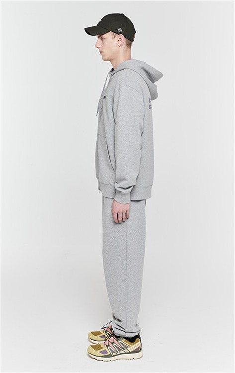 【UFC】 Essential Relax Fit Hoodie grey ★正規品 ★追跡可 UFC Sport Unisex Essential Realx Fit Hoodie Zipup Melange