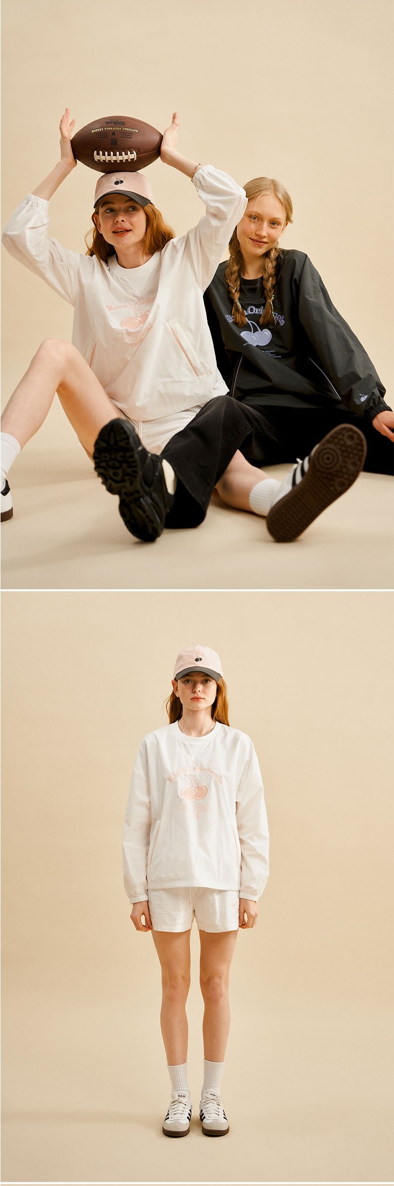 ★KIRSH★ Kirsch Plain Cherry Arch Logo T-Shirt Ivory MUSINSA | KIRSH Kirsch Plain Cherry Arch Logo T-Shirt [Pink]