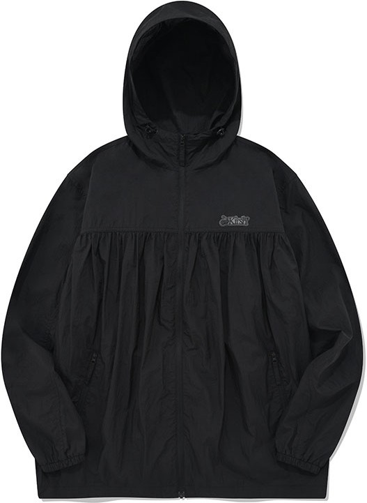 ☆韓国の人気☆【KIRSH】☆COLOR COMBINATION WINDBREAKE.R KIRSH Cherry Hoodie Windbreaker Black | Hooded for Women