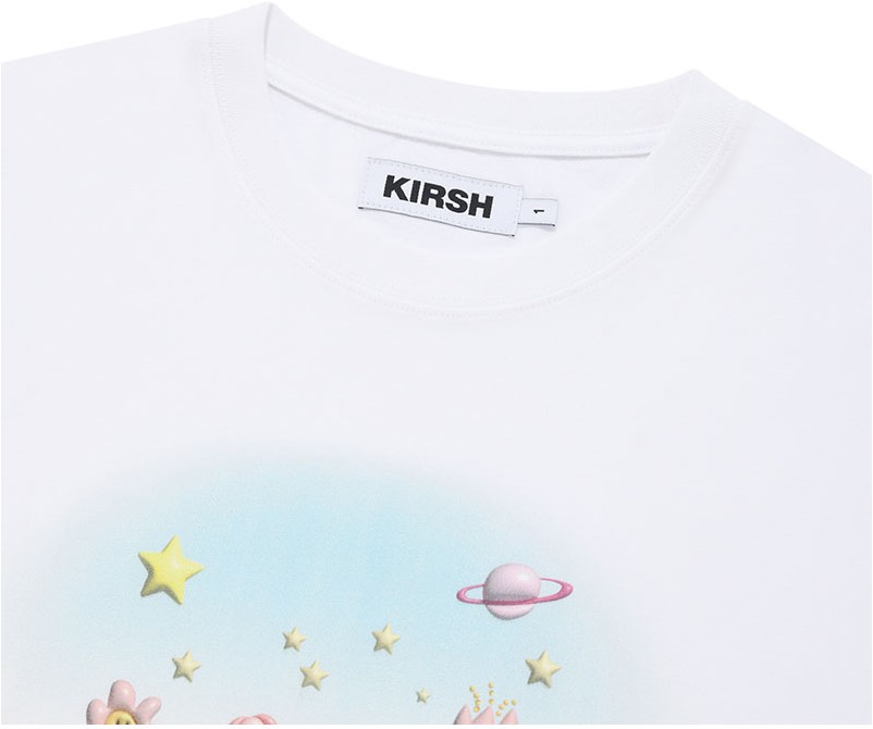 ★2023SS新作★KIRSH★CHERRY PLANT POINT T-SHIRT KIRSH Cherry Plant Point Tee Shirt Blue | Graphic Tees for