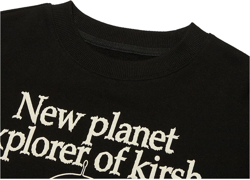 ★KIRSH★ Witty Bunny Planet Explorer Sweatshirt V1 Black KIRSH Witty Bunny Planet Explorer Sweatshirt V1 Black