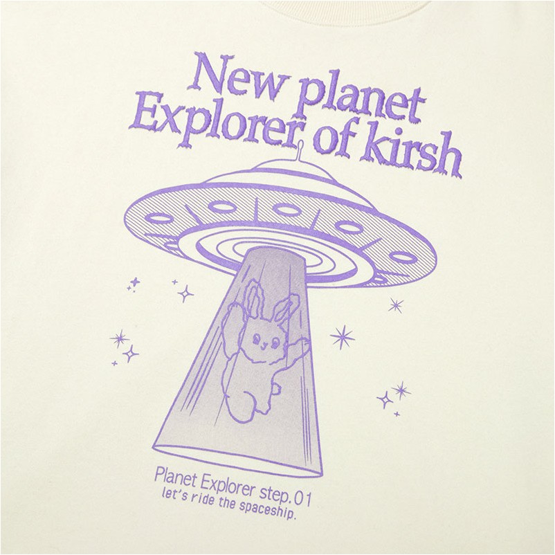 ★KIRSH★ Witty Bunny Planet Explorer Sweatshirt V1 Black KIRSH Witty Bunny Planet Explorer Sweatshirt V1 Black