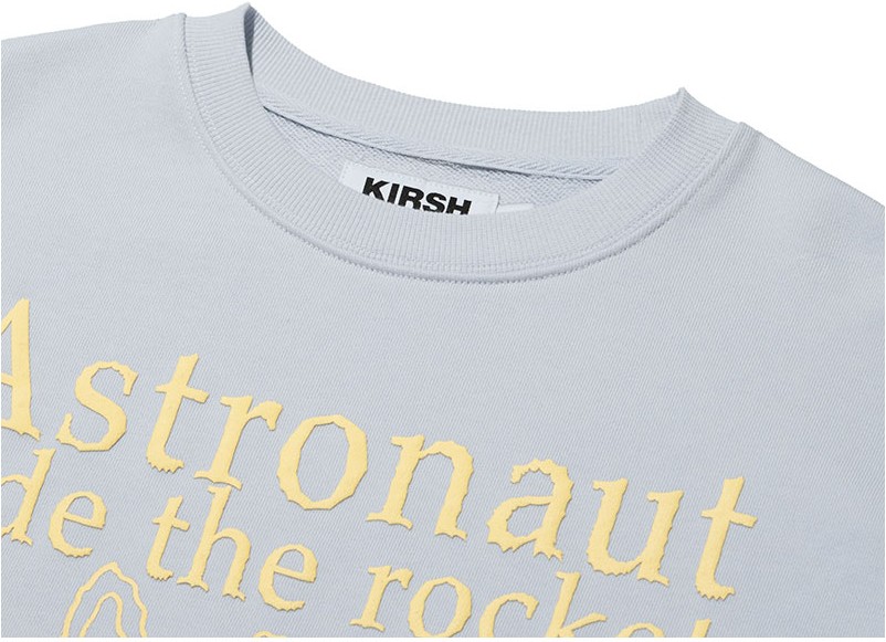 KIRSH Witty Bunny Planet Explorer Sweatshirt V2 Light Sky