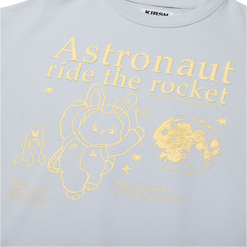 ★KIRSH★ Witty Bunny Planet Explorer Sweatshirt V2 Light Sk KIRSH Witty Bunny Planet Explorer Sweatshirt V2 Light Sky