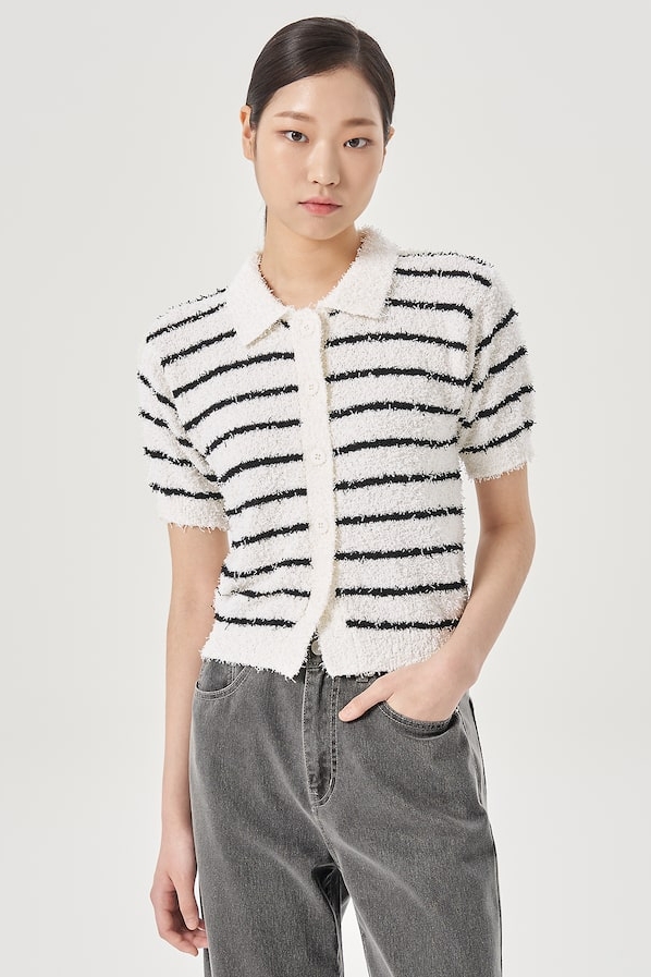 Ivory short sleeve outlet cardigan