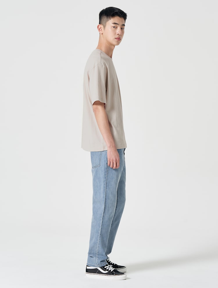 8seconds Pocket Short Sleeve Tee Shirt Light Gray | Crewneck