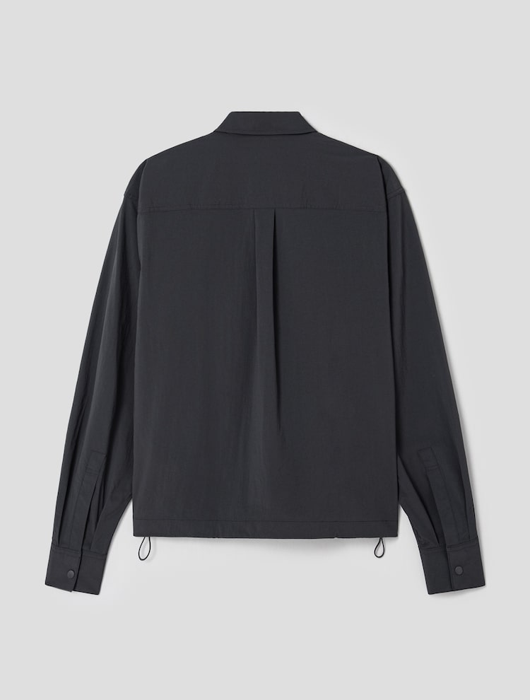 8seconds Hem String Oversized Shirt Jacket Ash | Casual