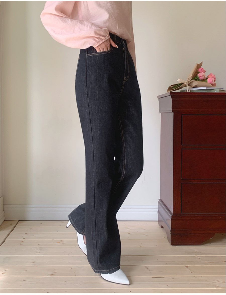 TWEE Better Raw Denim Boot Cut Pants | Bootcut for Women