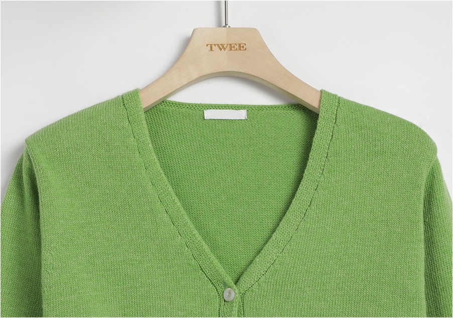 TWEE Sherbet Crop V Neck Cardigan | Cardigans for Women