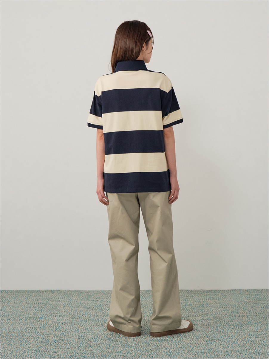 Tシャツ・カットソー COVERNAT Rugby Round T-Shirt Blue MUSINSA | COVERNAT Rugby Round T-Shirt Blue