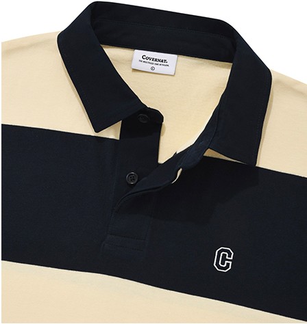 Tシャツ・カットソー COVERNAT Rugby Round T-Shirt Blue MUSINSA | COVERNAT Rugby Round T-Shirt Blue