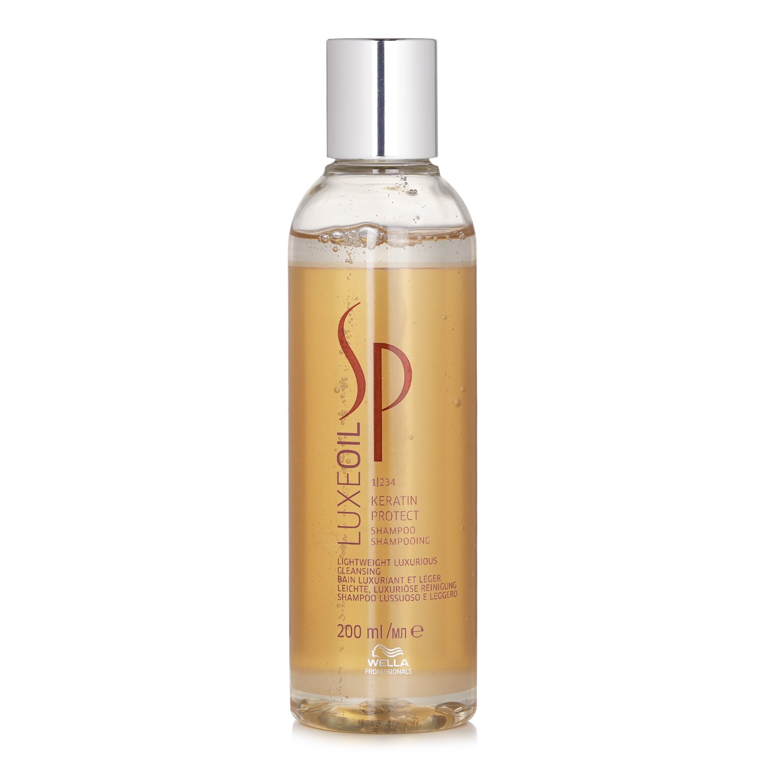 Wella Luxe Oil Keratin Protect Shampoo (Lightweight Luxurious 200ml KOODING