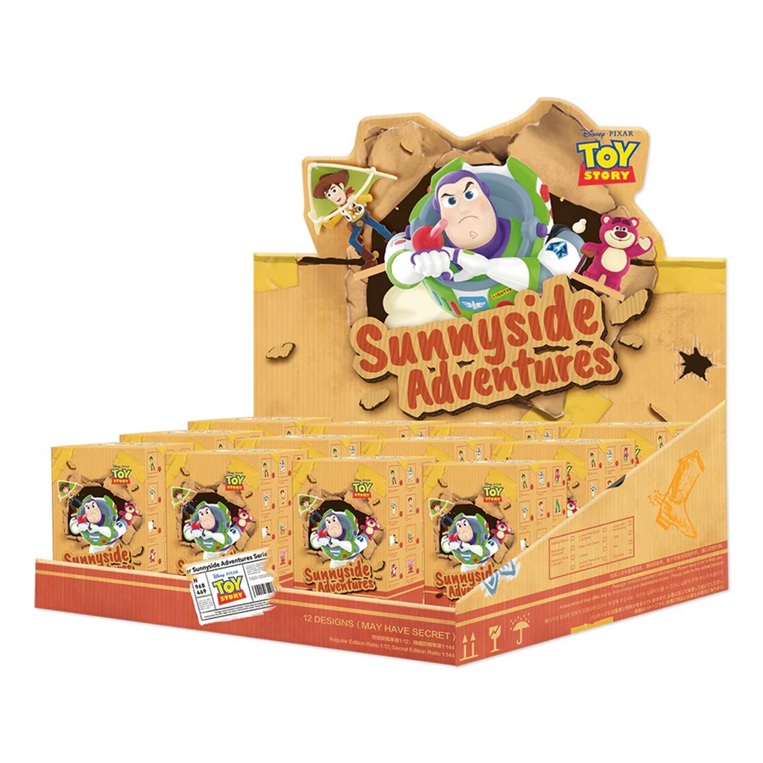 Disney/Pixar Sunnyside Adventures Series (Case of 12 Blind Boxes) 29x22x12cm