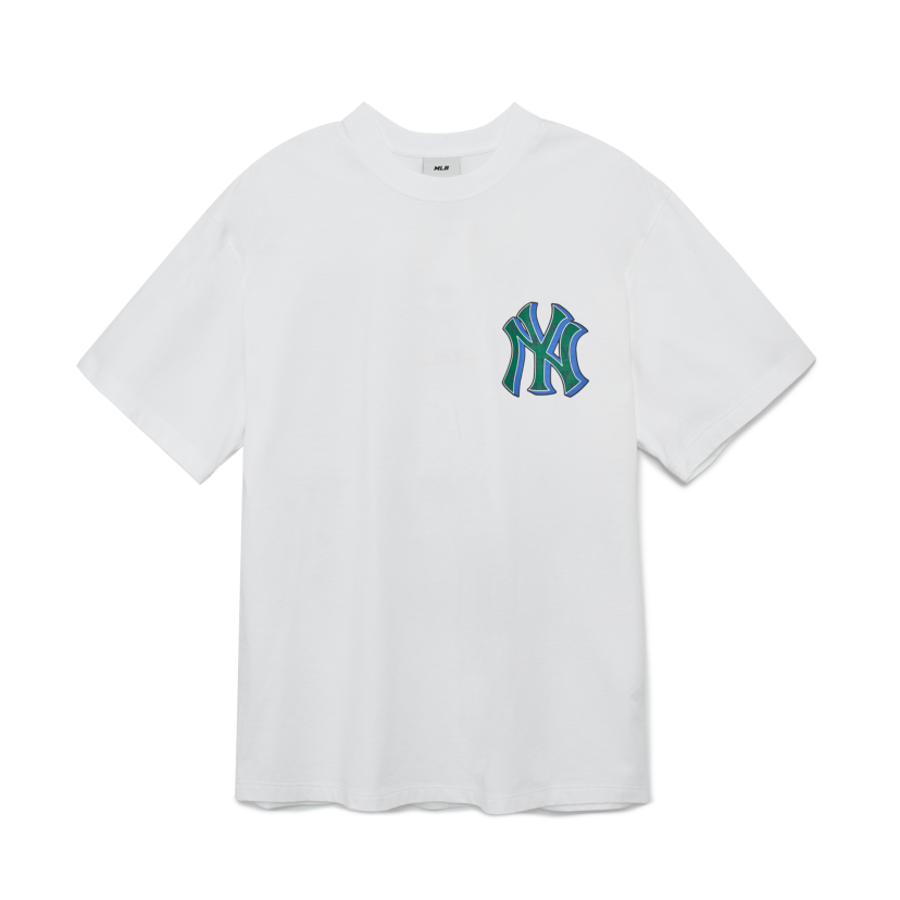 MLB Unisex Monotive Oversized Short Sleeve Tee Shirt NY Yankees