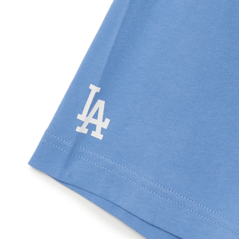 Unisex Varsity Logo Oversized Short Sleeve Tee Shirt LA Dodgers Cobalt Blue