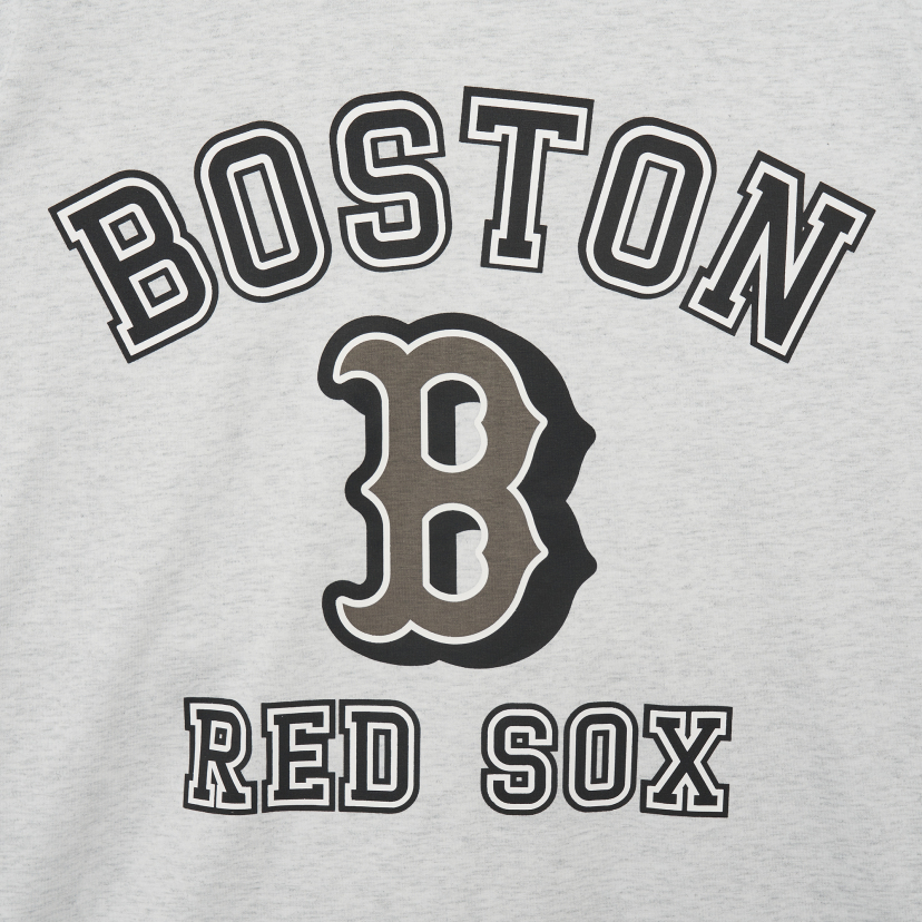 47 Brand Boston Red Sox T-Shirt In Black With Chest And Back Print