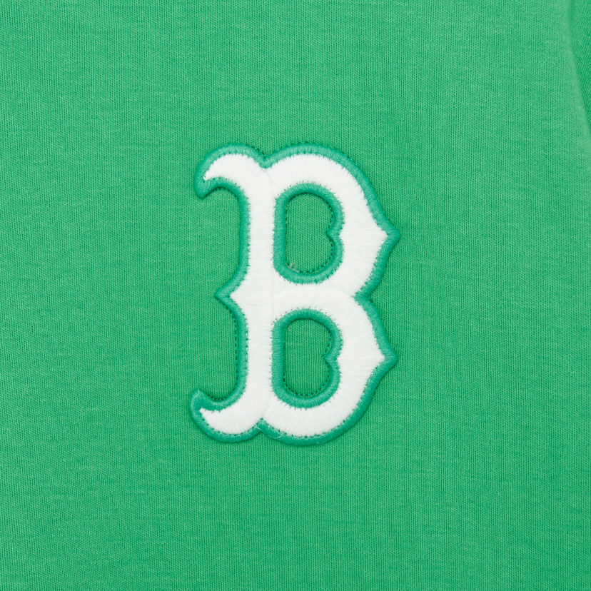 MLB Korea Basic Comfortable Fit Collar Tee Shirt Boston Redsox Ivory