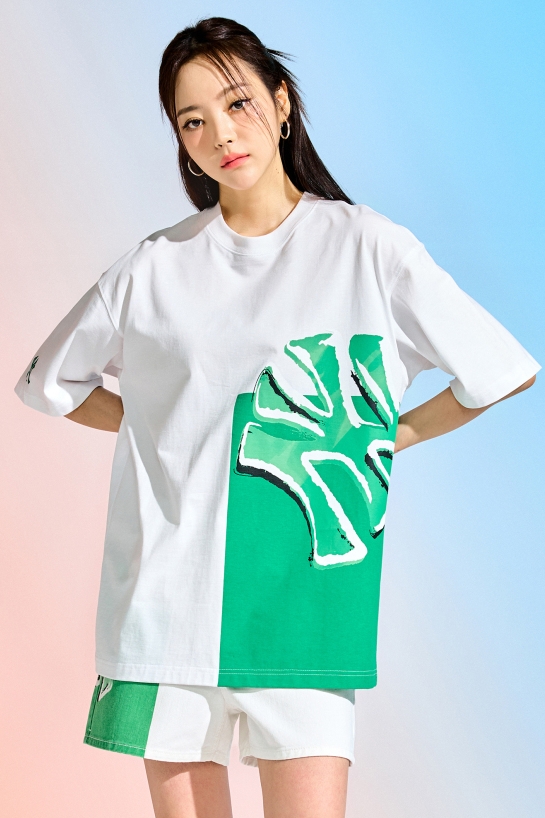MLB Unisex Pop Art Graphic Oversized Short Sleeve Tee Shirt